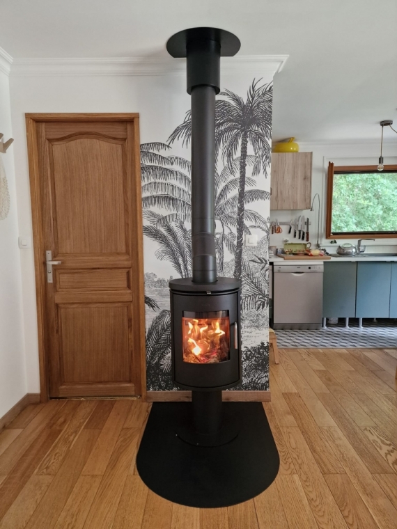 Installation d'un poêle à bois à Pauillac, Lesparre-Médoc, PIGEASSOU ÉNERGIE